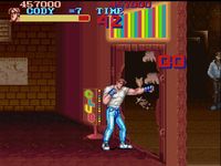 une photo d'Ã©cran de Final Fight sur Nintendo Super Nes